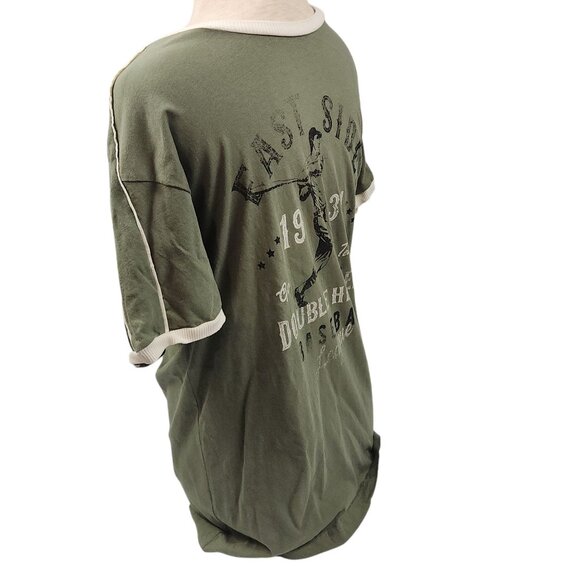 Vintage-Look No Boundaries East Side Baseball Graphic Tee Green Small - Picture 4 of 10